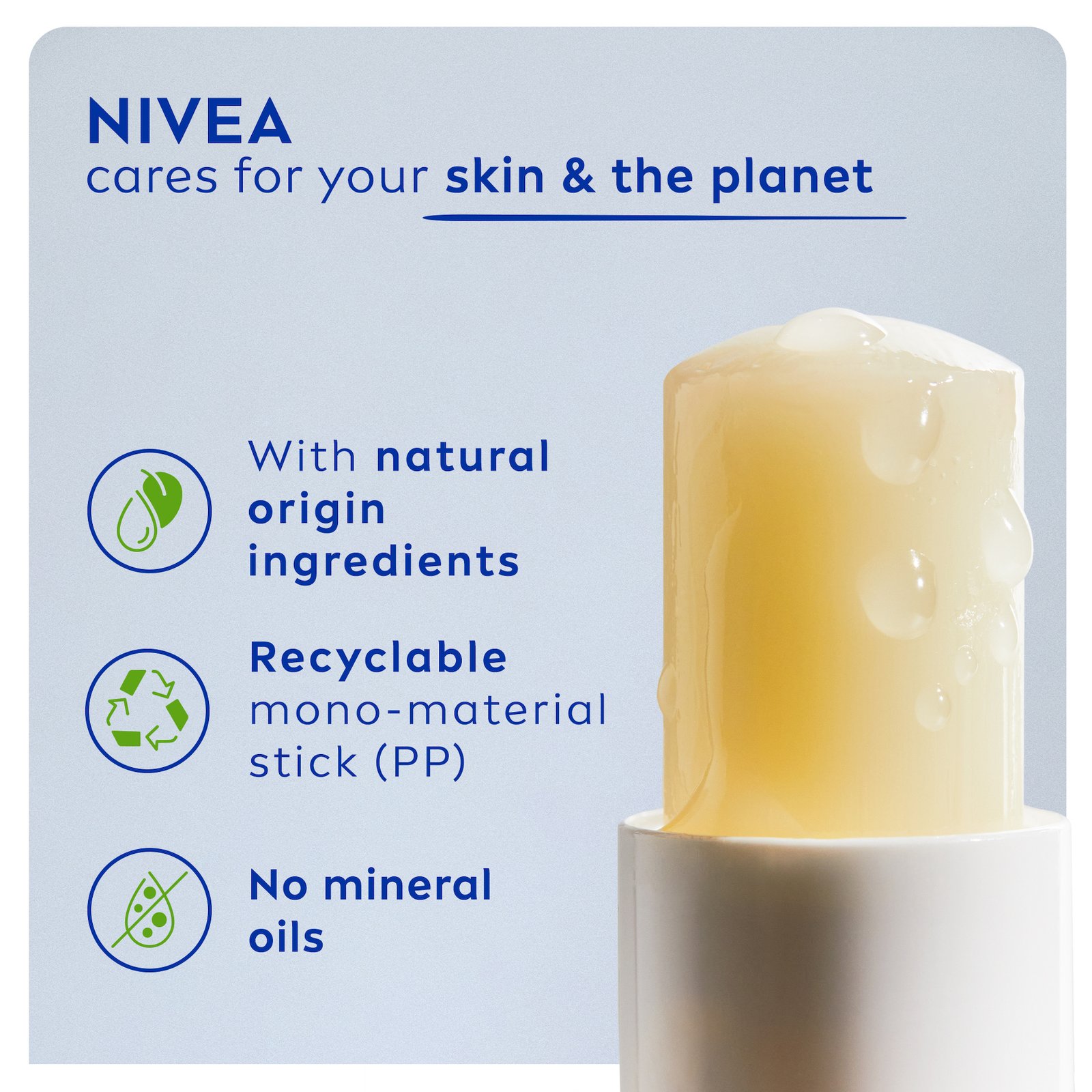 NIVEA SUN 24h Moisture SPF30 Sun Protect Lip Balm 4,8g