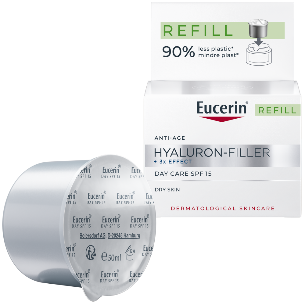 Eucerin Hyaluron-Filler +3x Effect SPF15 Dry Skin Refill 50 ml