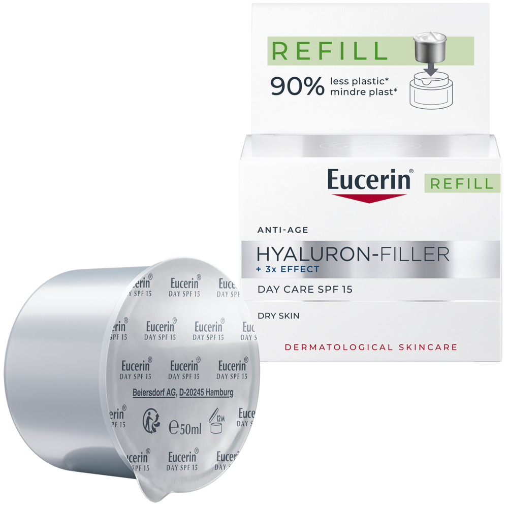 Eucerin Hyaluron-Filler +3x Effect SPF15 Dry Skin Refill 50 ml