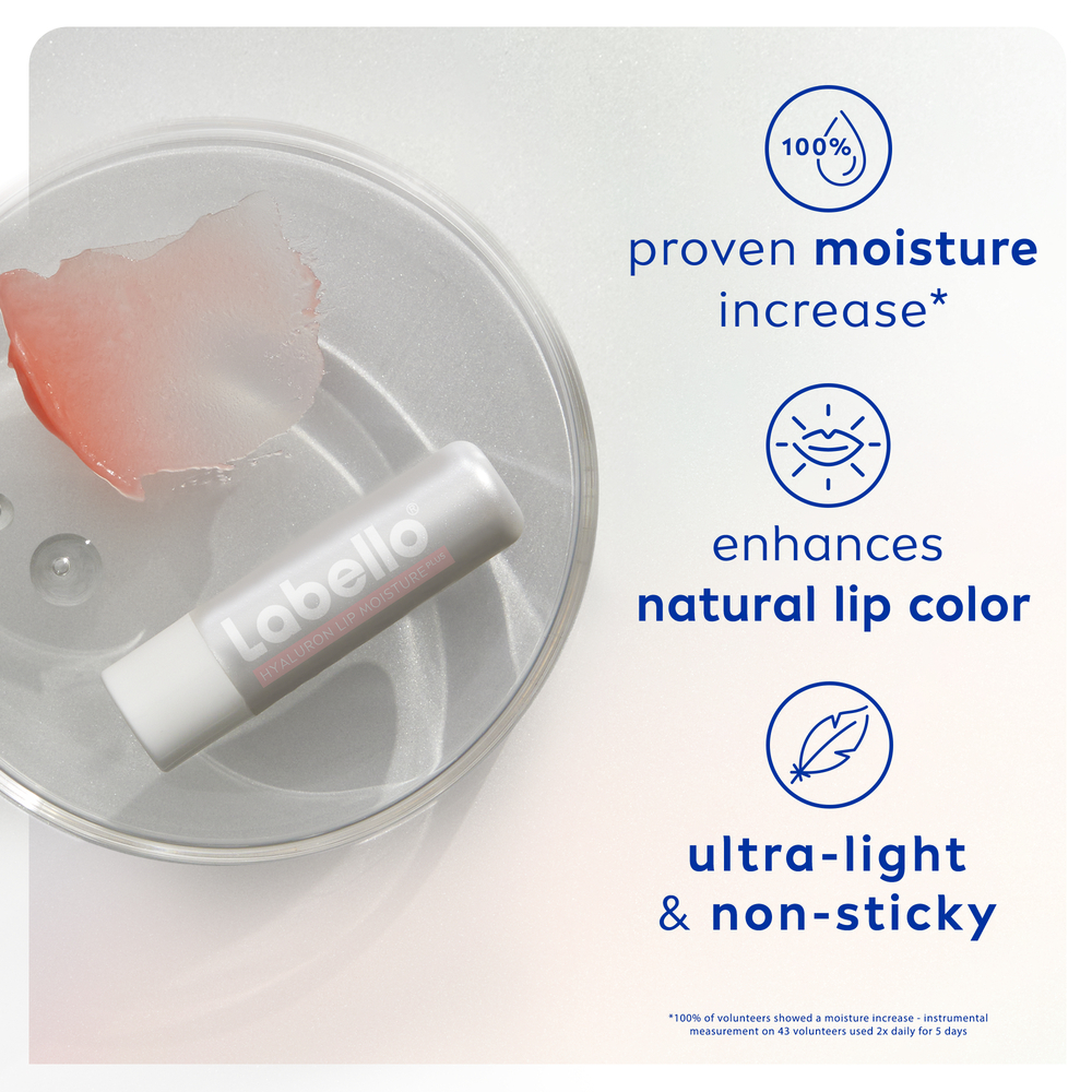 Labello Läppbalsam Hyaluron Lip Moisture Plus Rose 5,2 g