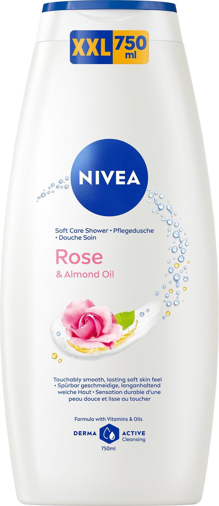 NIVEA Rose & Almond Oil Shower 750 ml