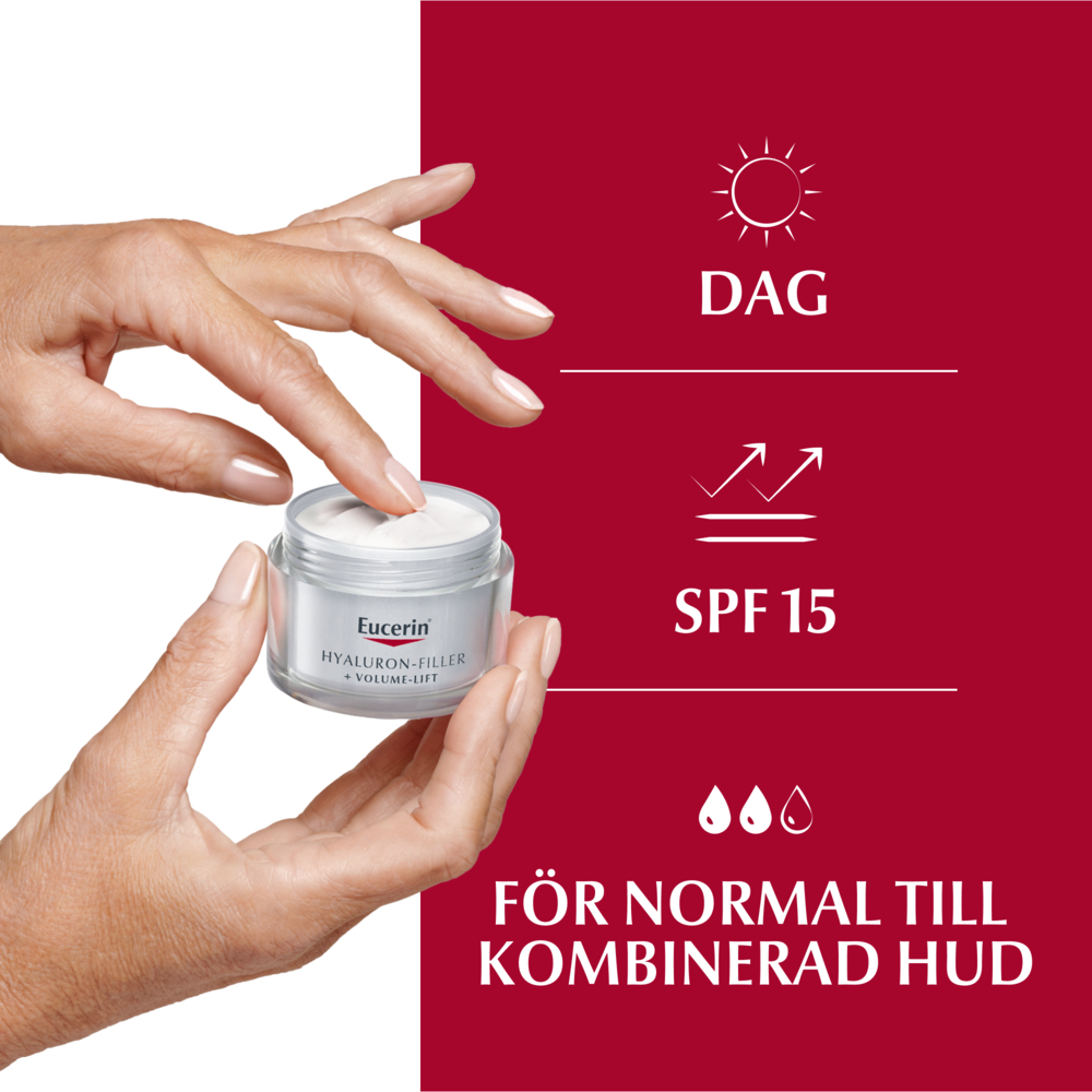 Eucerin Hyaluron-Filler + Volume-Lift SPF15 Day Cream Normal 50 ml