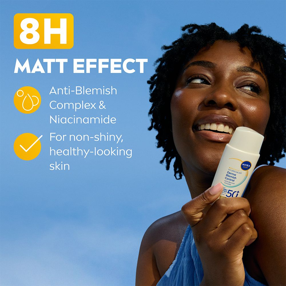 NIVEA SUN UV Face Derma Skin Clear SPF50+ 40 ml