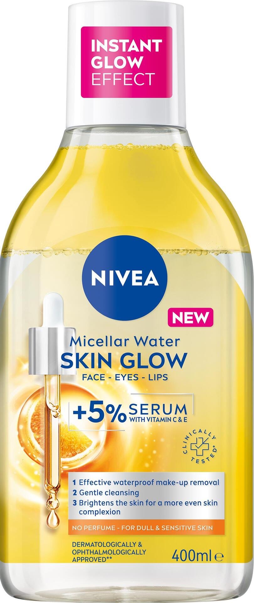 NIVEA Micellärt vatten Micellar Water Skin Glow 400ml