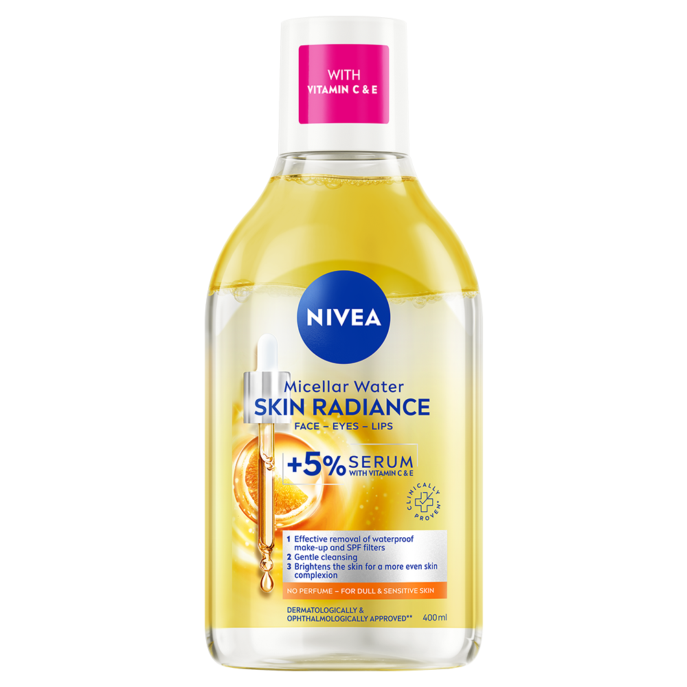 NIVEA Micellärvatten Micellar Water Skin Radiance +5% serum 400 ml