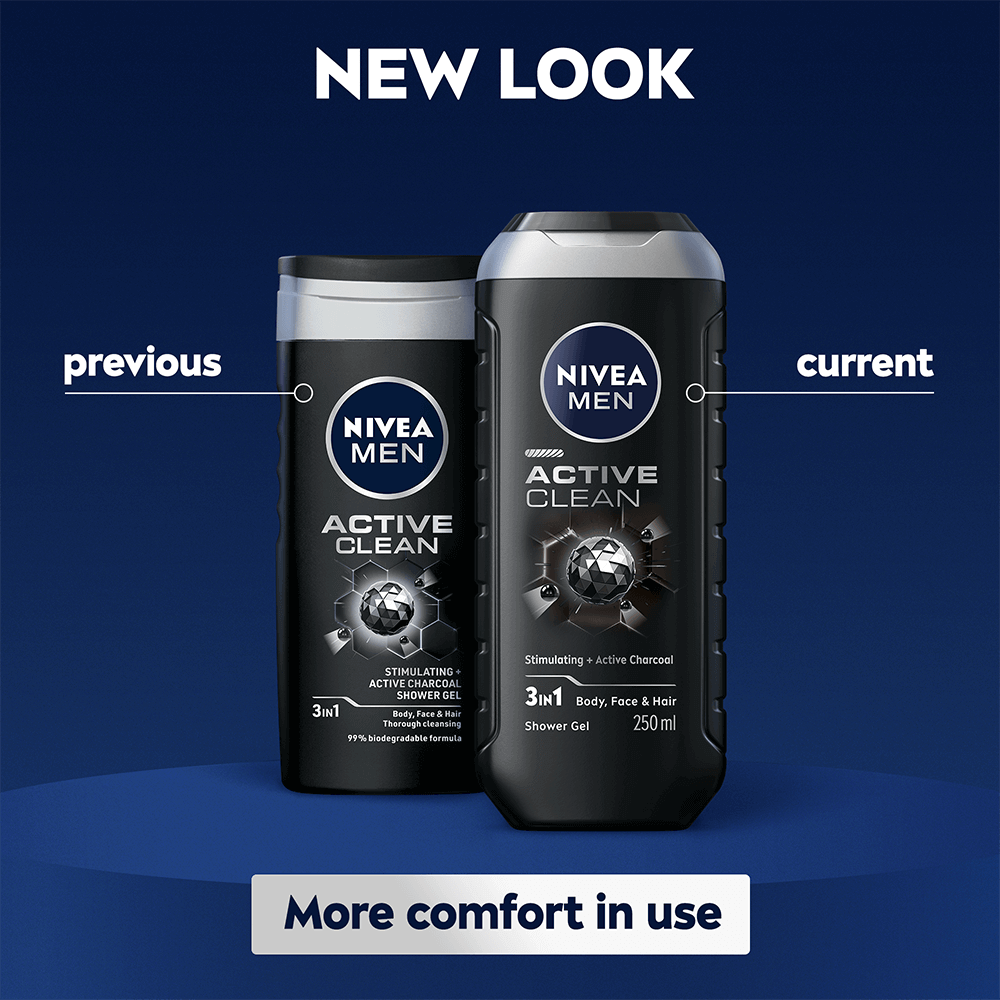 NIVEA MEN Duschtvål Active Clean Shower Gel 250 ml