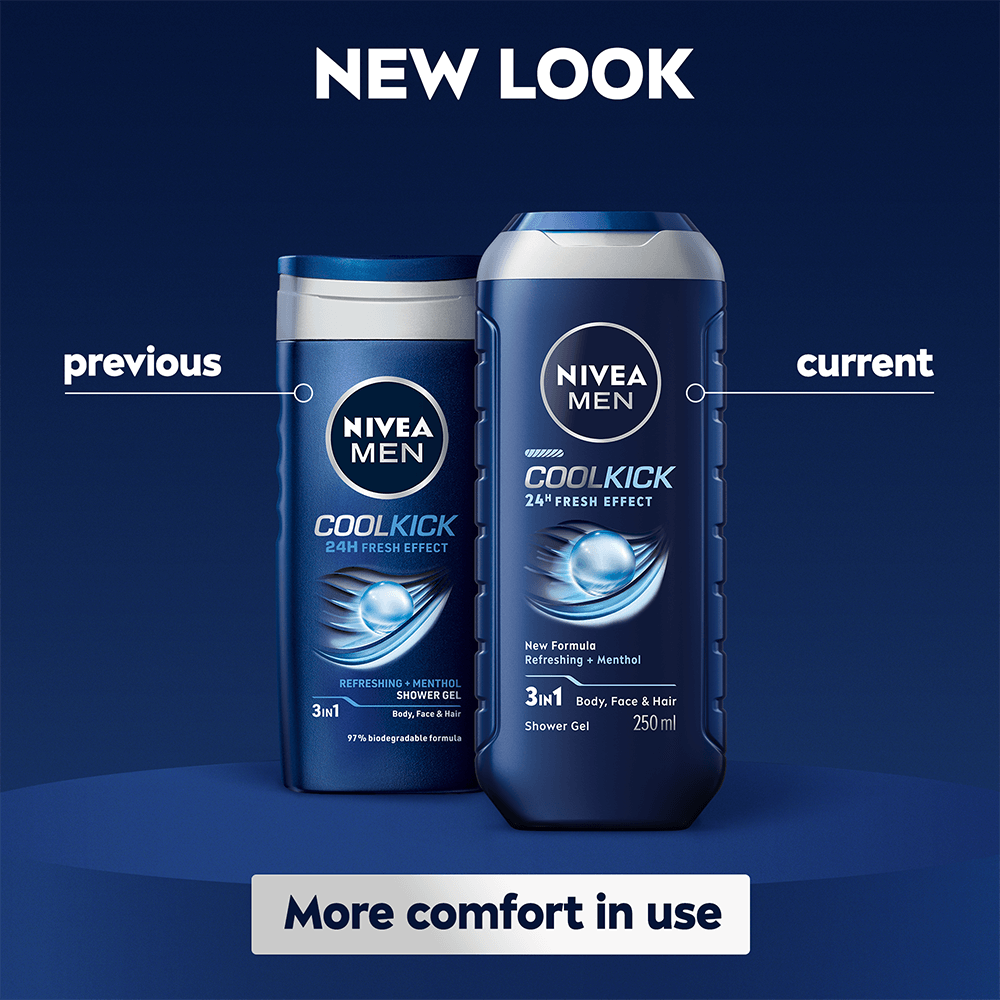 NIVEA MEN Shower cool kick 250 ml