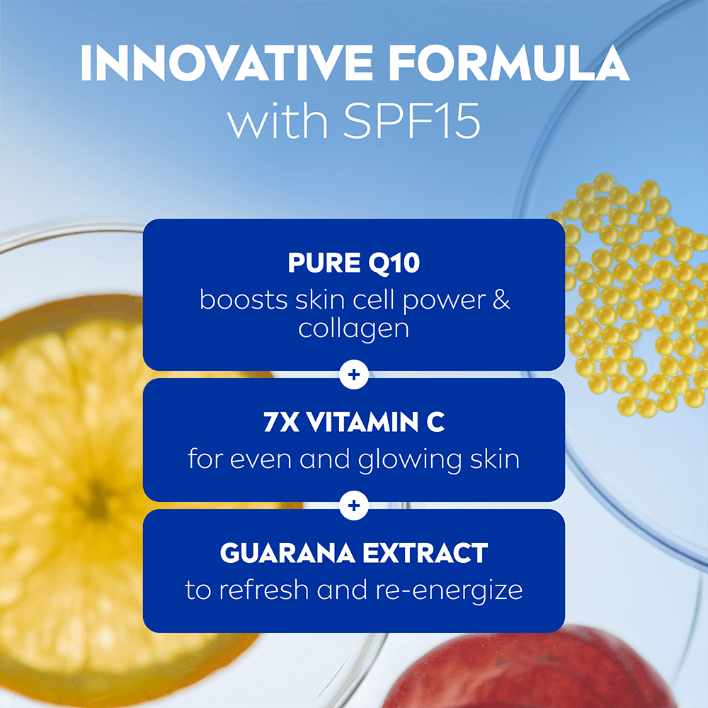 NIVEA Dagkräm Q10 Energy Healthy Glow Day Cream SPF15 50 ml