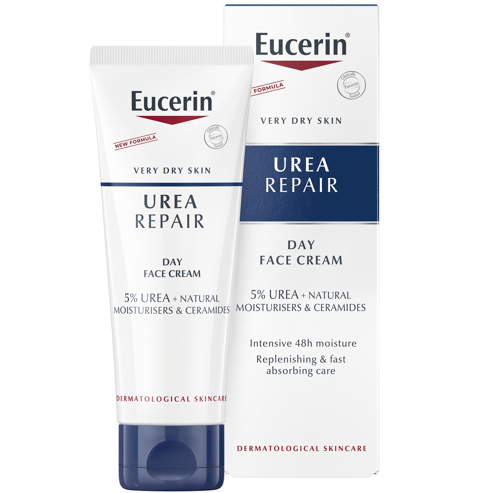 Eucerin Dagkräm Urea Repair Day Face Cream 5% Urea 50 ml