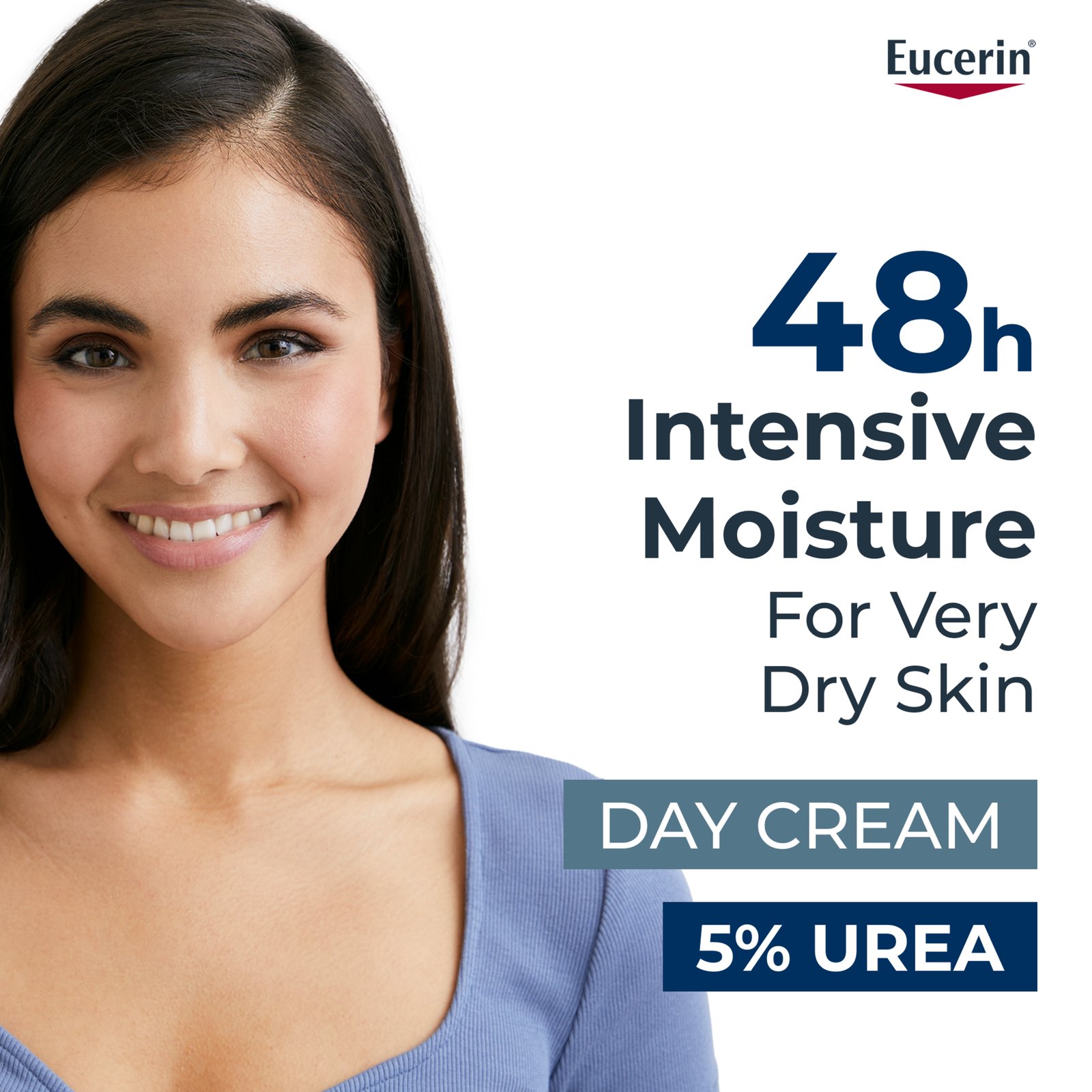 Eucerin Dagkräm Urea Repair Day Face Cream 5% Urea 50 ml