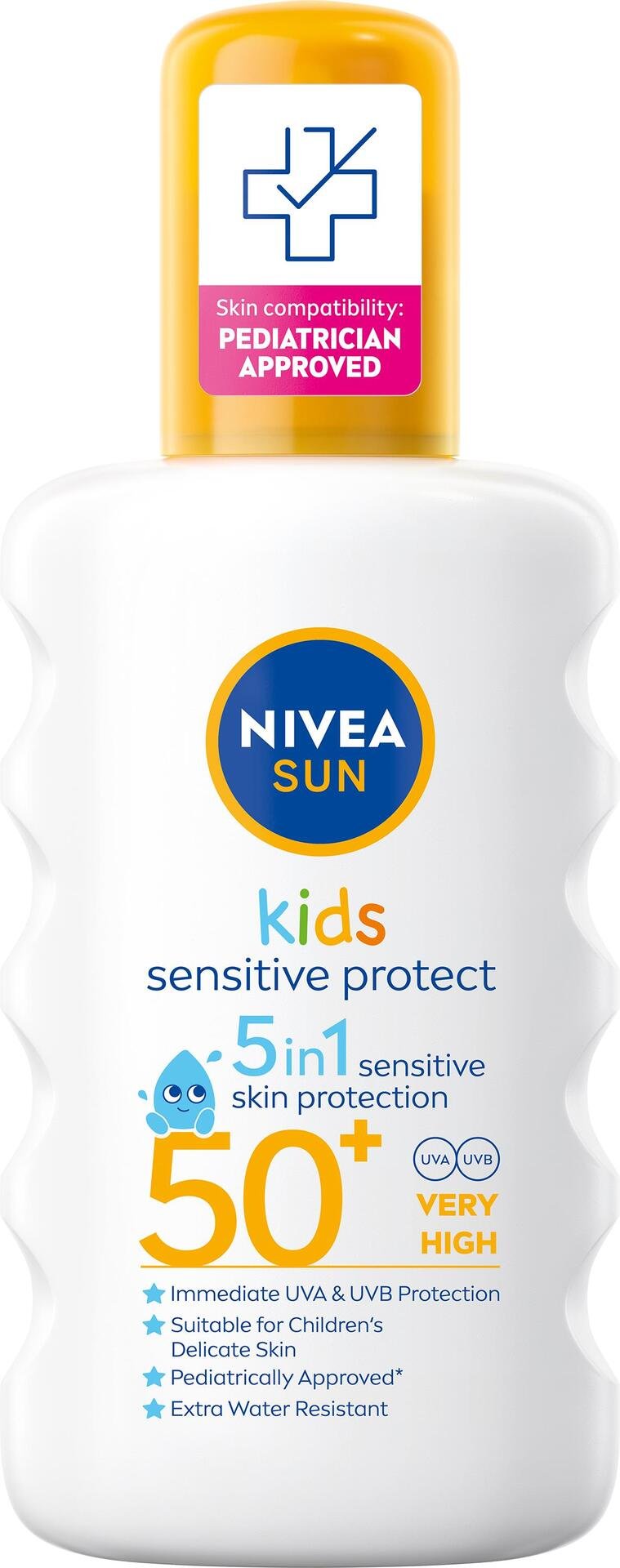NIVEA SUN Kids Sensitive Protect & Play Sun Spray SPF50+ 200ml