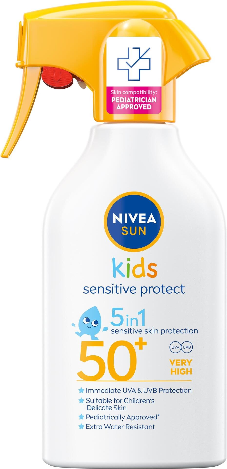 NIVEA SUN Kids Sensitive Protect & Play Sun Trigger Spray SPF50+ 270ml