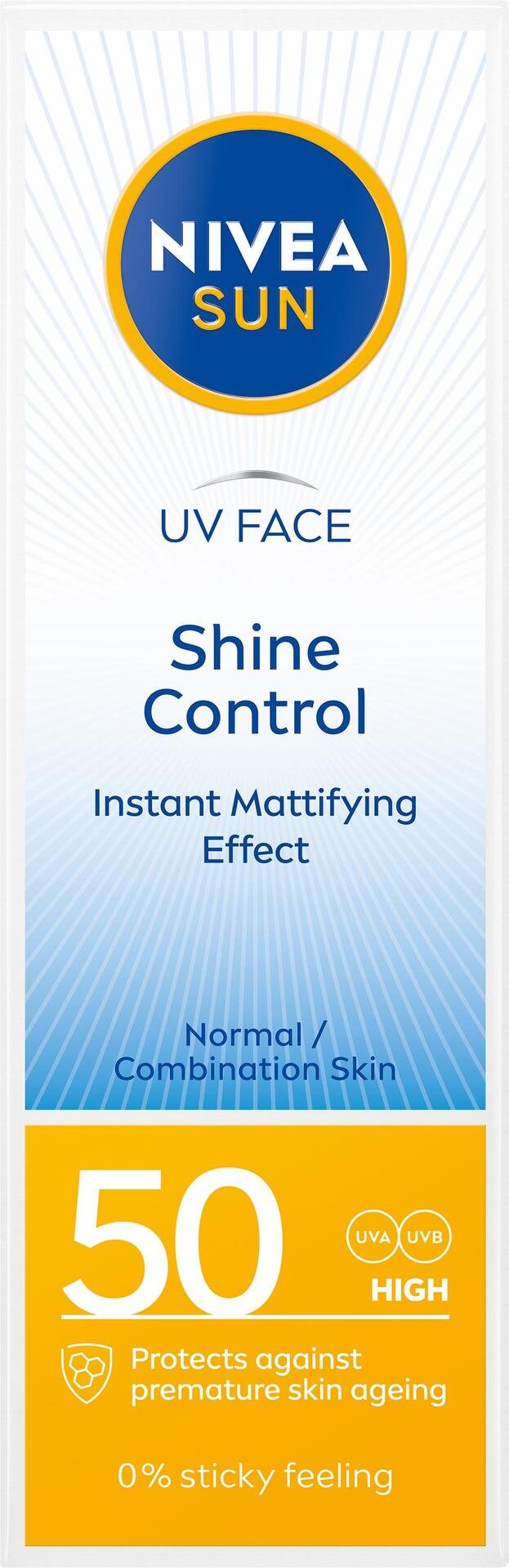 NIVEA SUN UV Face Shine Control Cream SPF50 50 ml