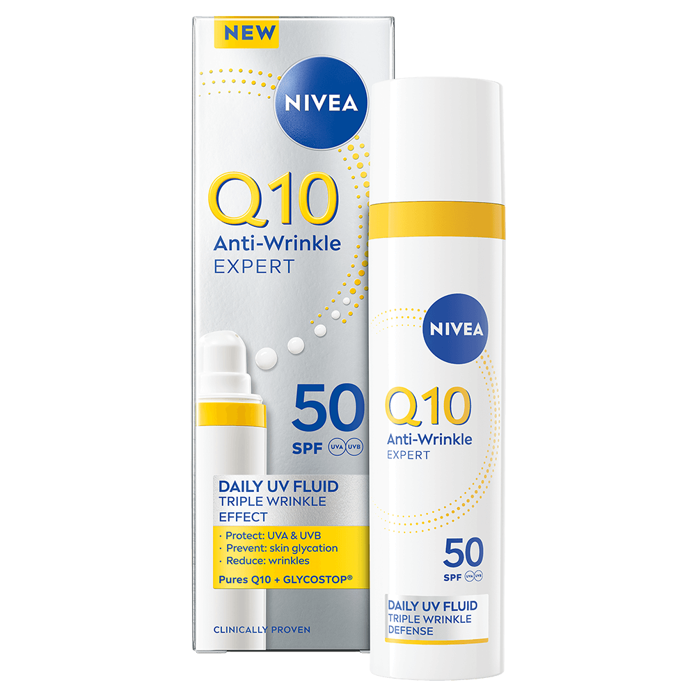 NIVEA Q10 Anti-Wrinkle Expert Daily UV Fluid SPF50 40 ml