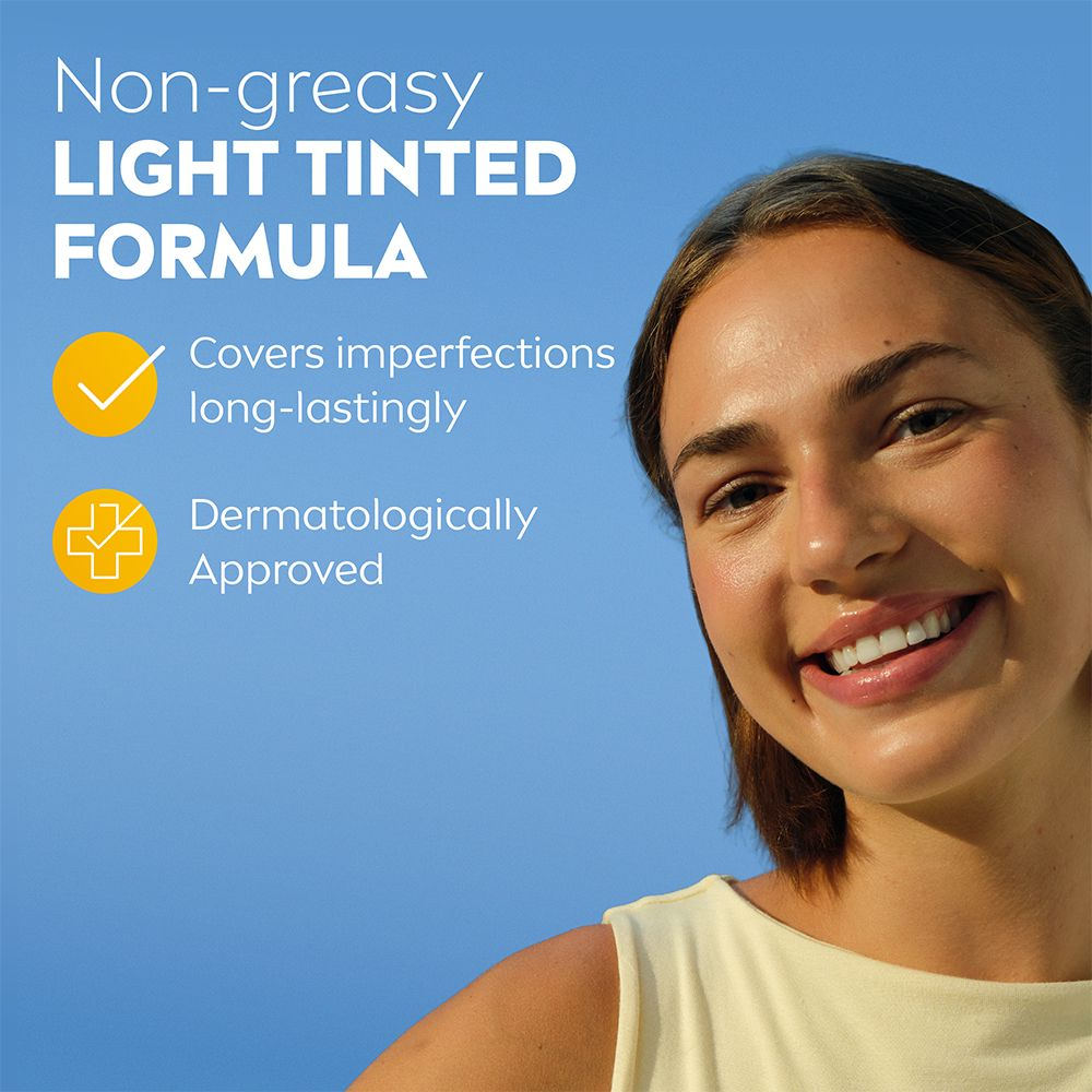 NIVEA SUN UV Face Daily Fluid Light Tinted SPF 50+ 40 ml