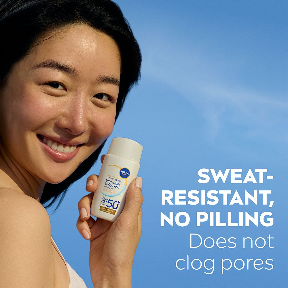 NIVEA SUN UV Face Daily Fluid Light Tinted SPF 50+ 40 ml