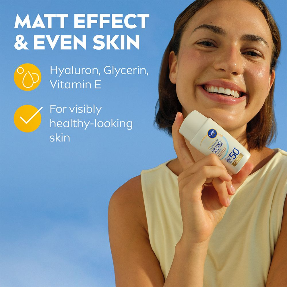 NIVEA SUN UV Face Daily Fluid Medium Tinted SPF 50+ 40 ml