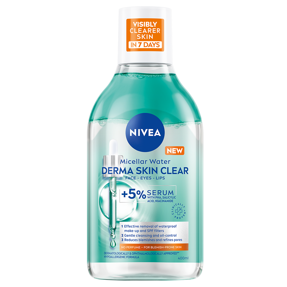 NIVEA Micellar Water Derma Skin Clear 400 ml