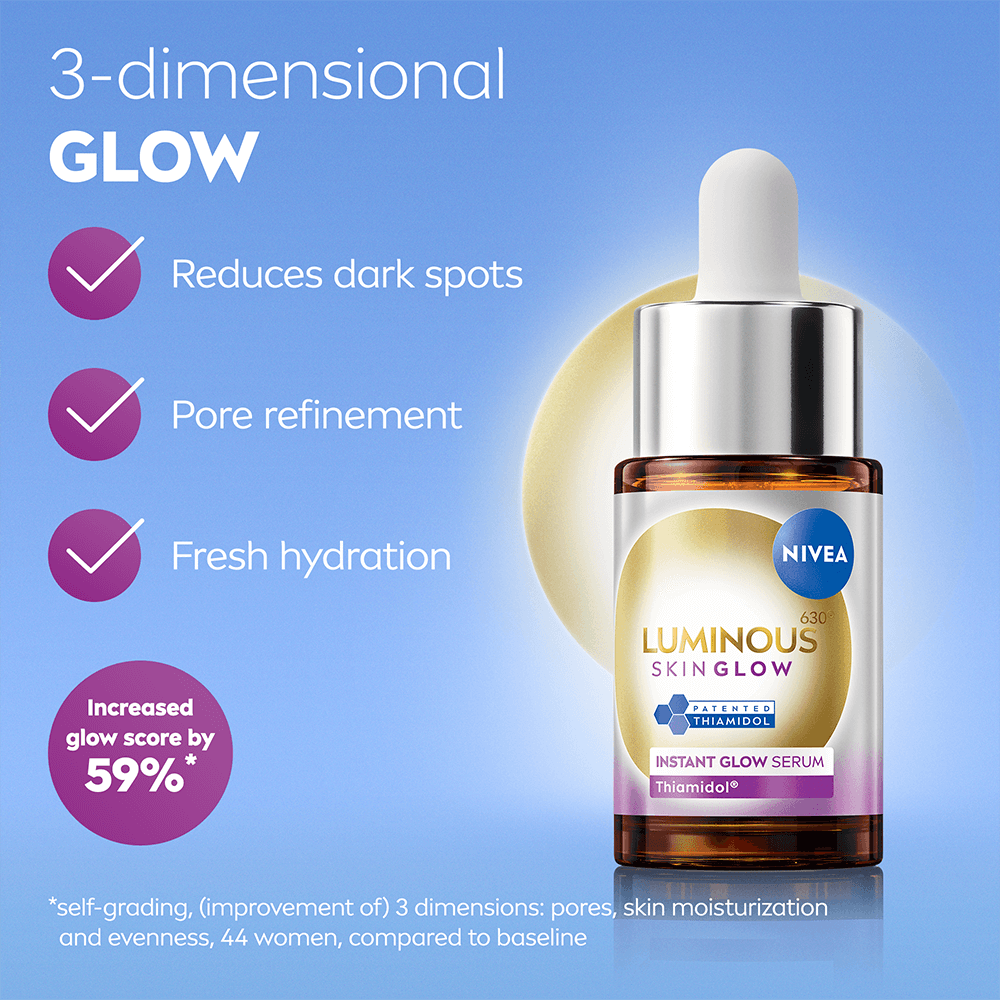 NIVEA Luminous630 Skin Glow Instant Glow Serum 15 ml