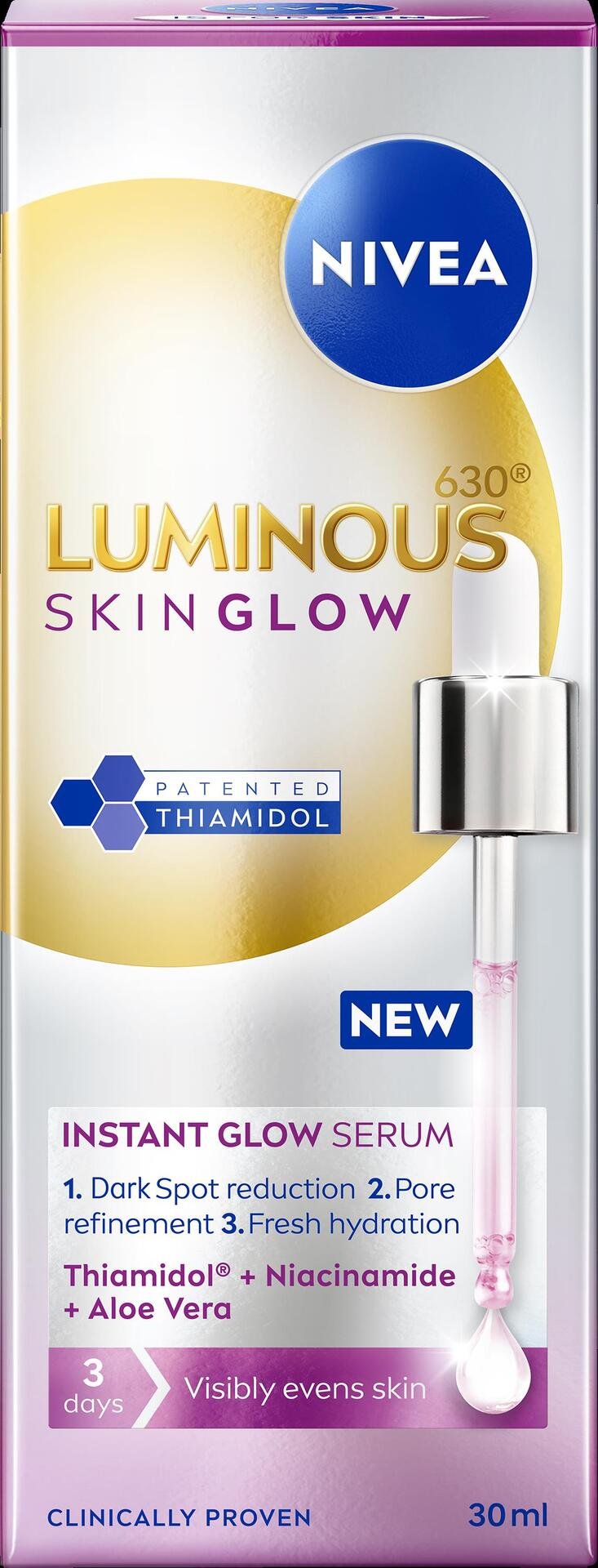 NIVEA Luminous630 Skin Glow Instant Glow Serum 30 ml