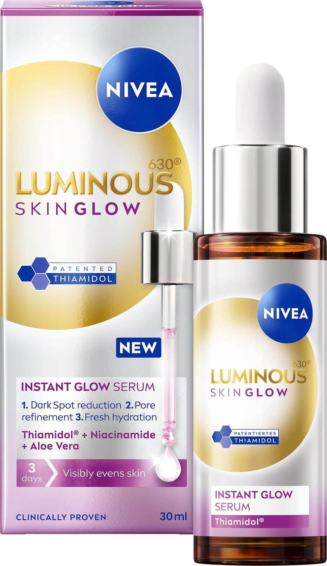 NIVEA Luminous630 Skin Glow Instant Glow Serum 30 ml