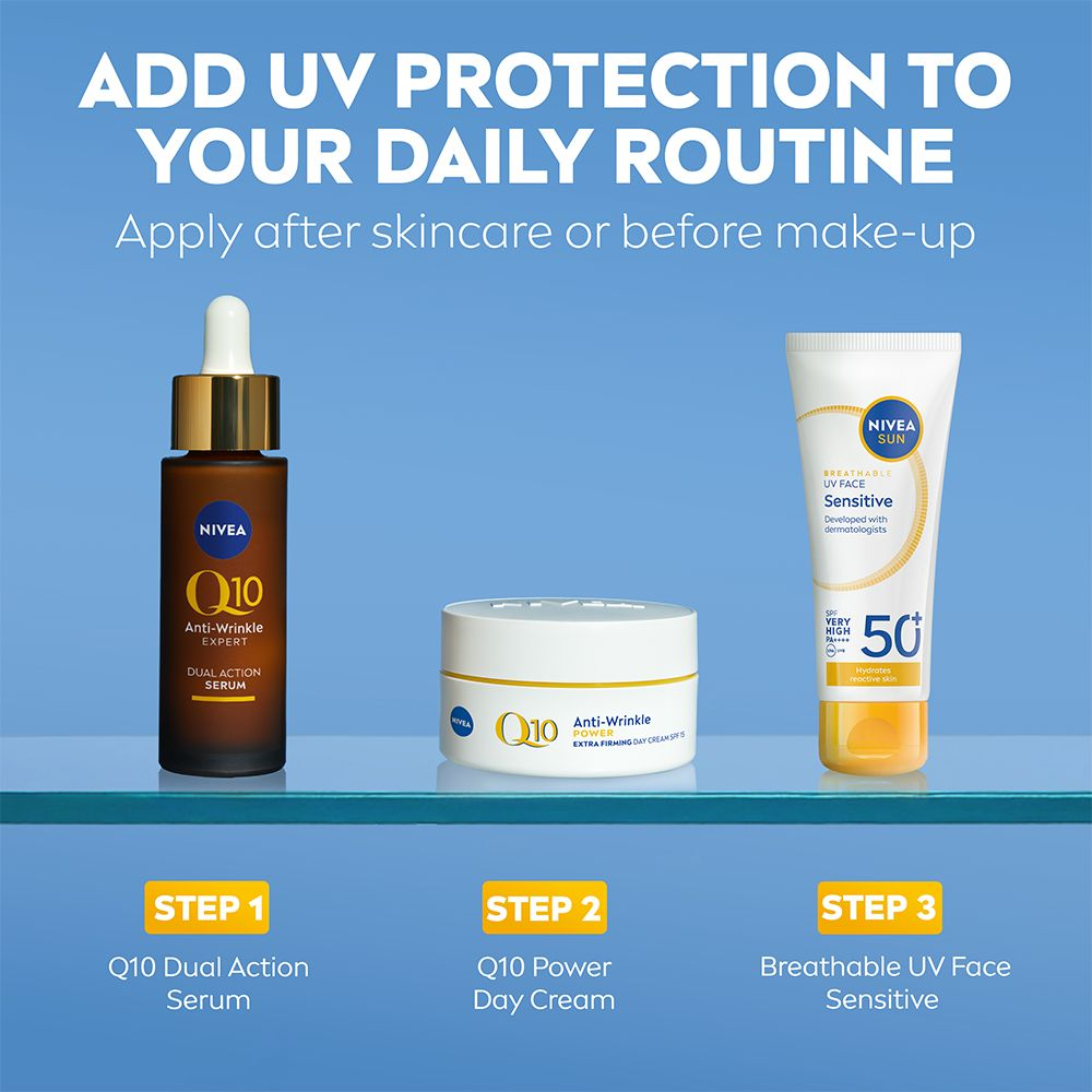 NIVEA SUN UV Face Sensitive Cream SPF 50+ 40 ml