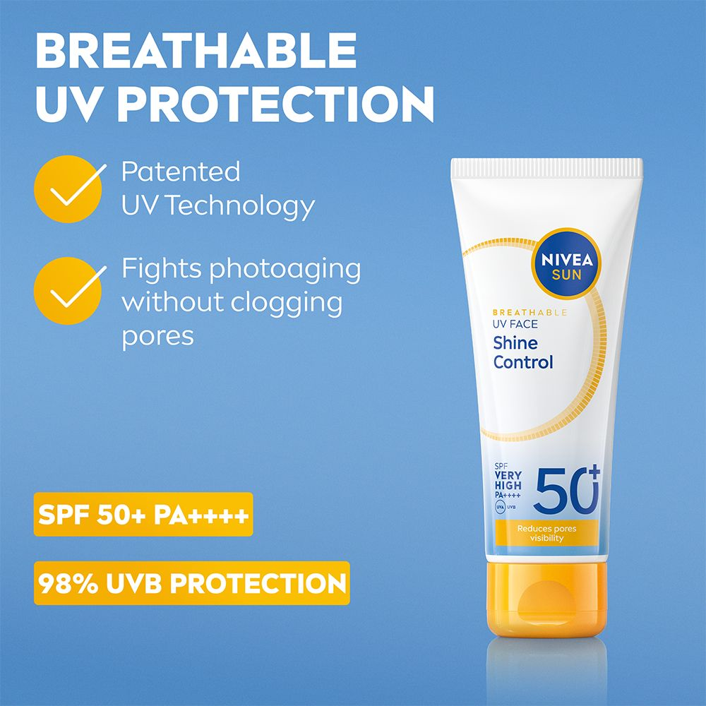NIVEA SUN UV Face Shine Control Cream SPF 50+ 40 ml
