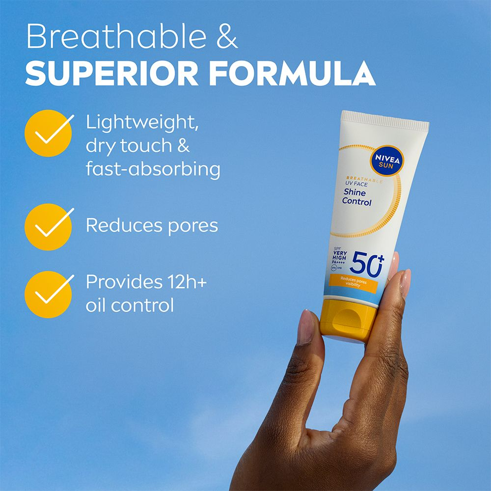 NIVEA SUN UV Face Shine Control Cream SPF 50+ 40 ml