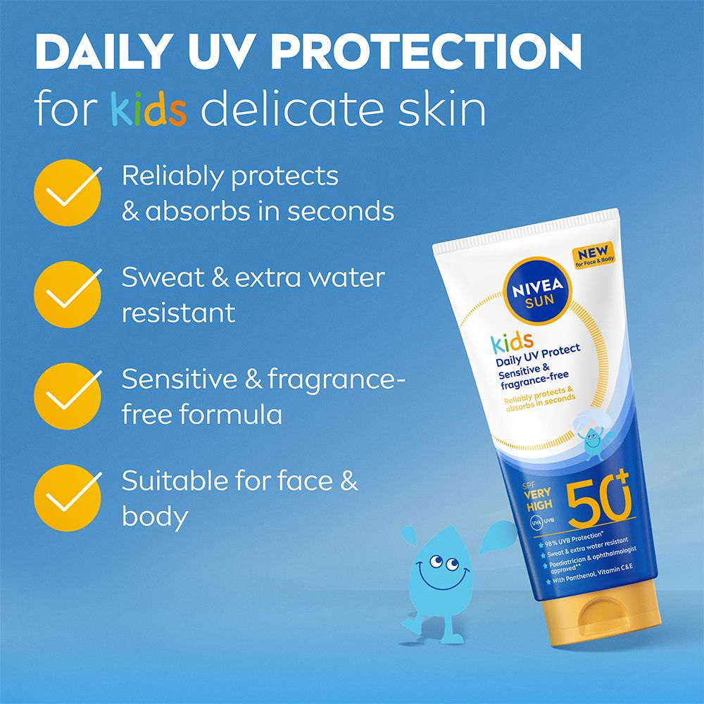 NIVEA SUN Kids Daily UV Protect SPF50+ 100 ml