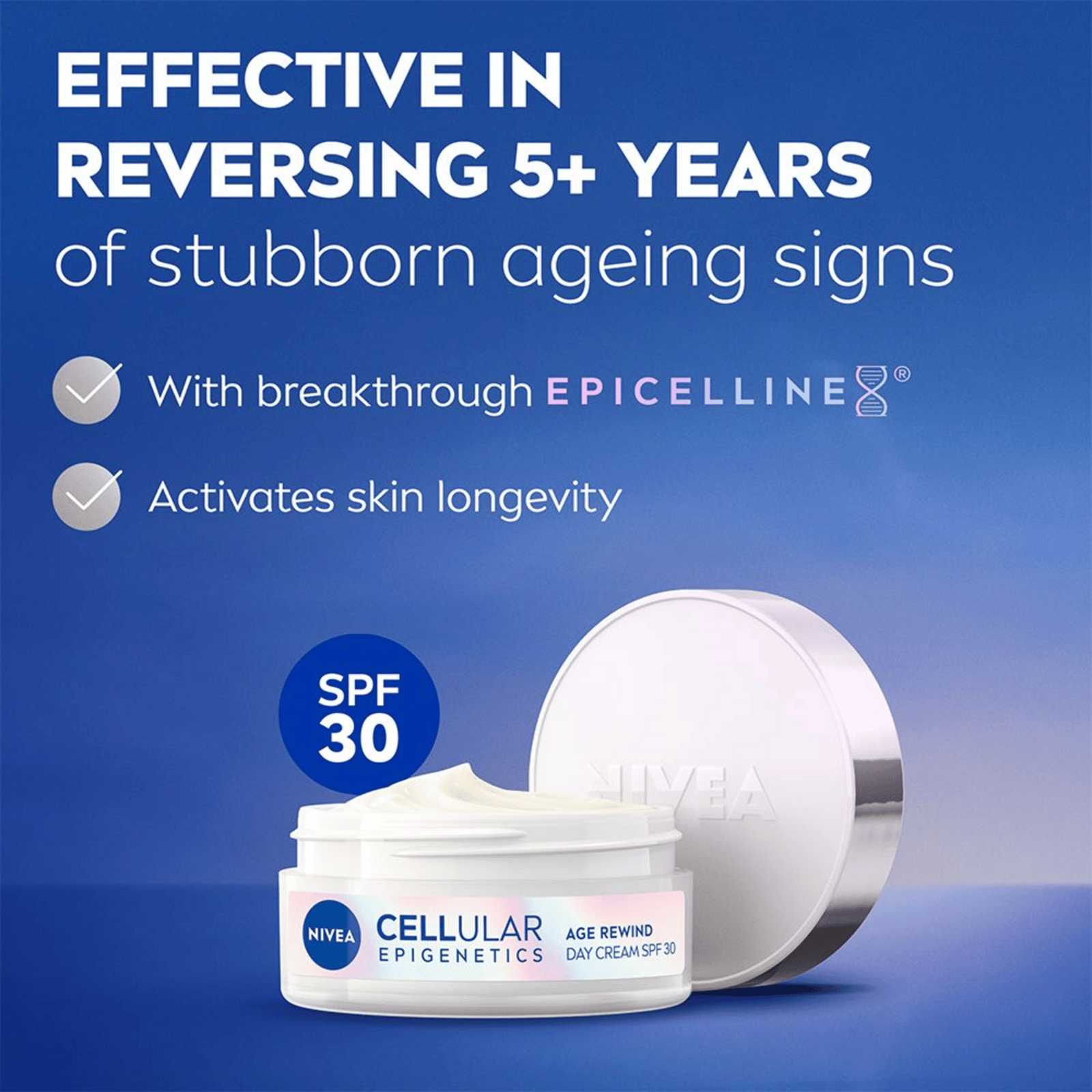 NIVEA Cellular Epigenetics Age Rewind Day Cream SPF30