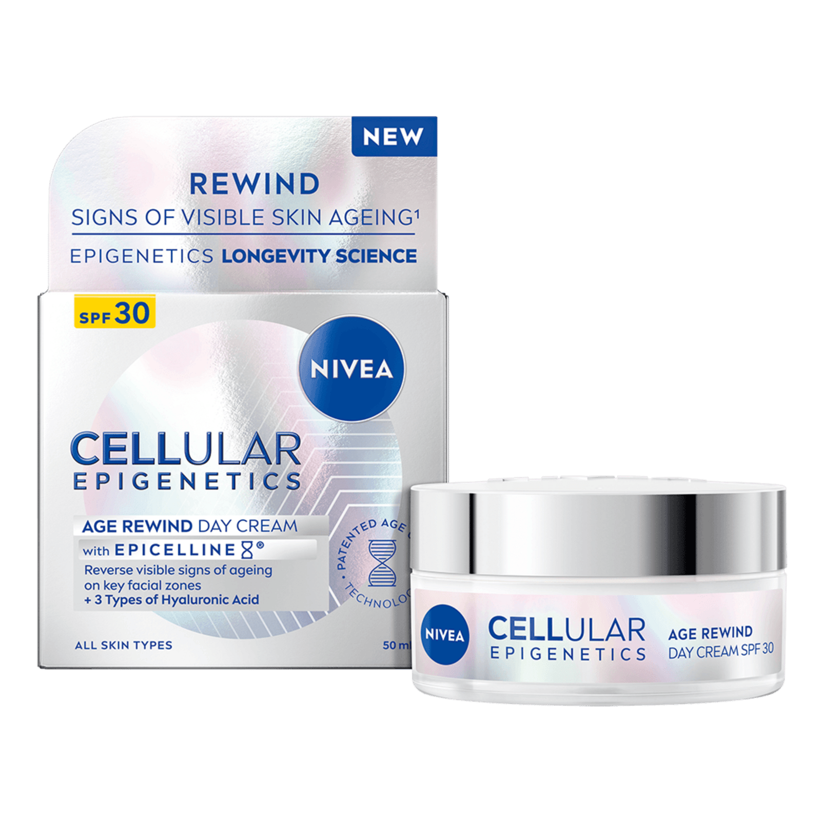 NIVEA Cellular Epigenetics Age Rewind Day Cream SPF30