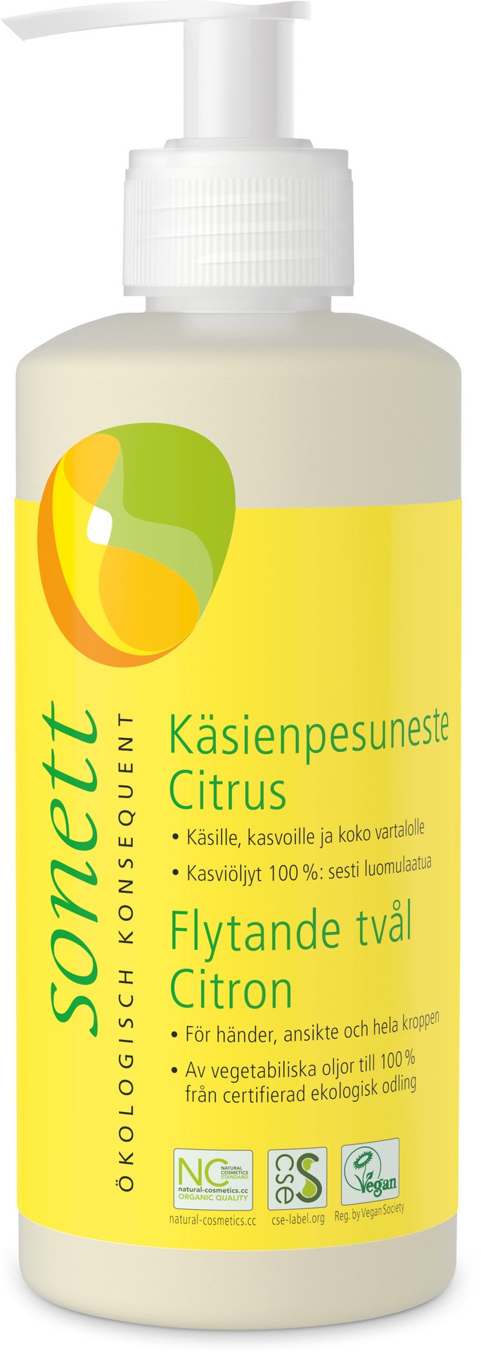 Sonett Flytande Tvål Citron 300 ml