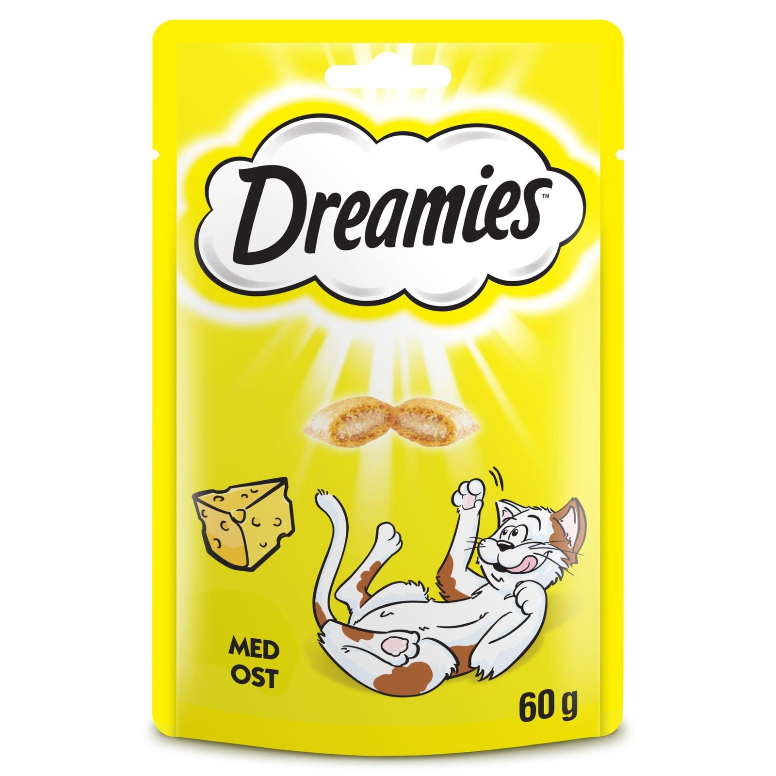 Dreamies Kattgodis Ost 60 g