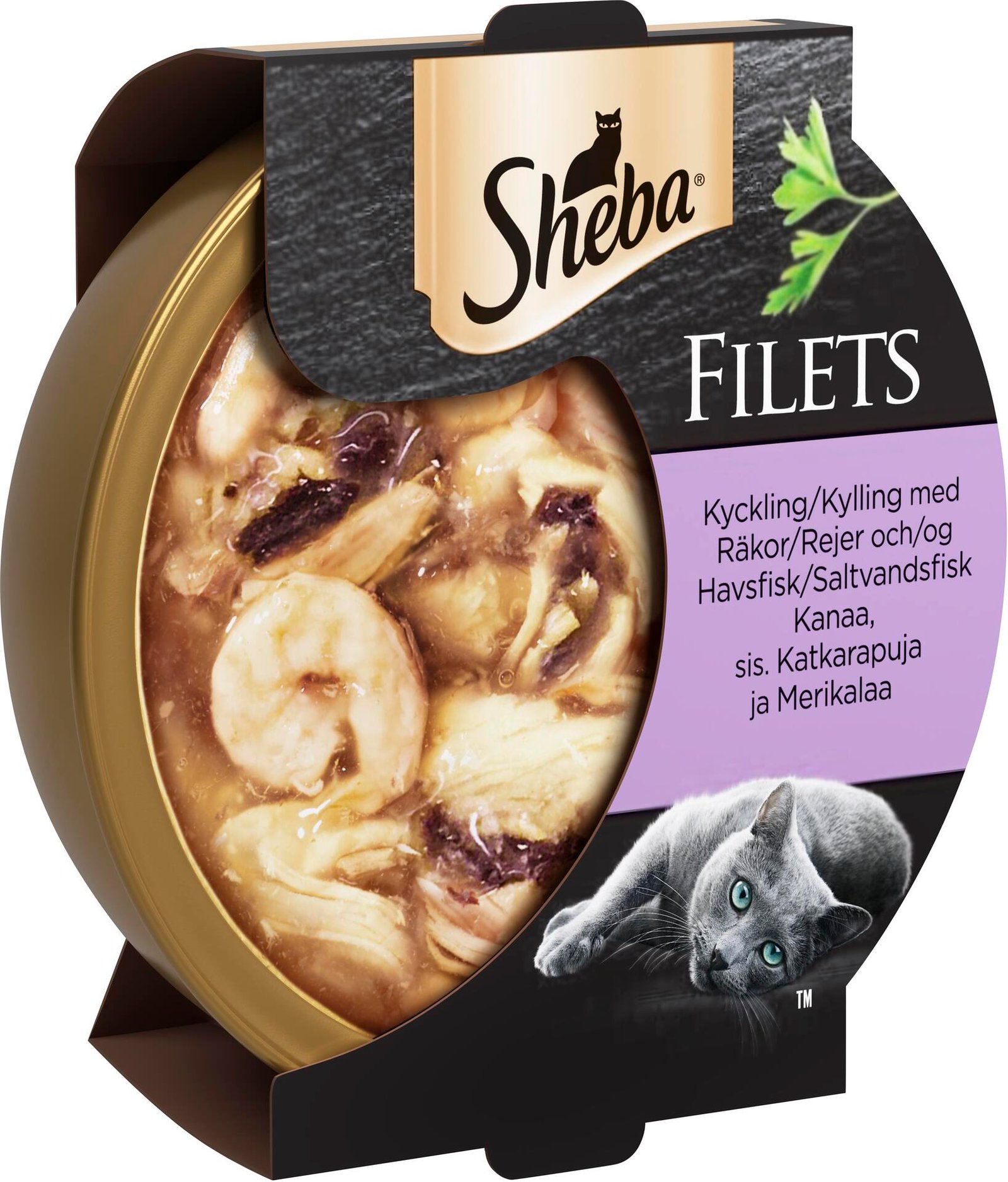 Sheba Filets Kyckling med Räkor och Fisk 60 g