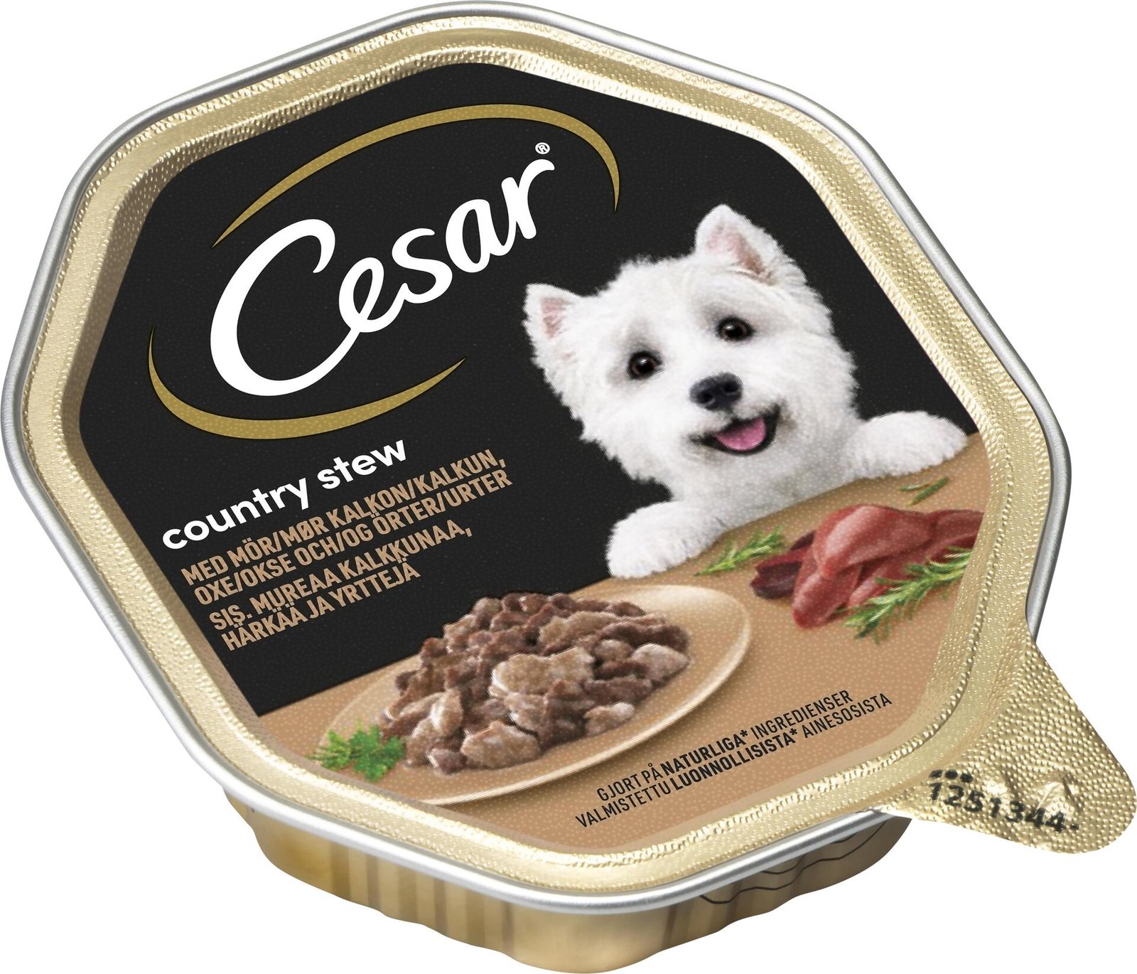 Cesar Country Hundmat med Nötkött 150 g