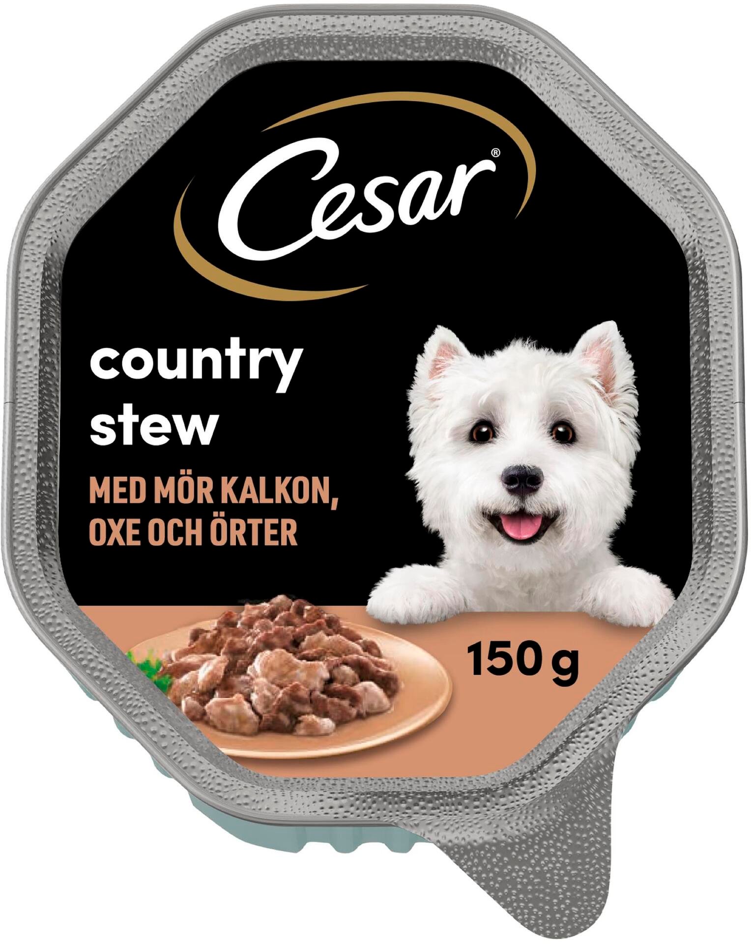 Cesar Country Hundmat med Nötkött 150 g