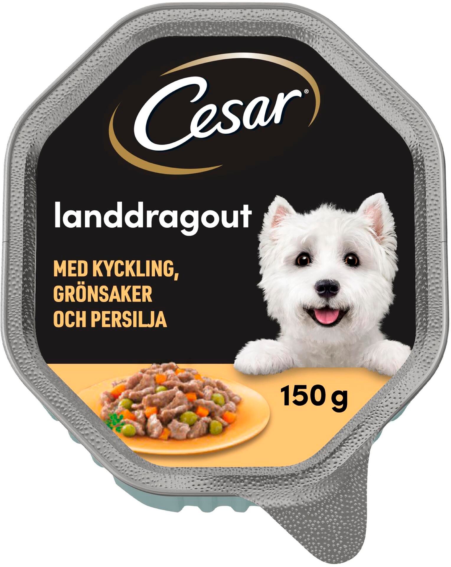 Cesar Country Hundmat med Kyckling 150 g