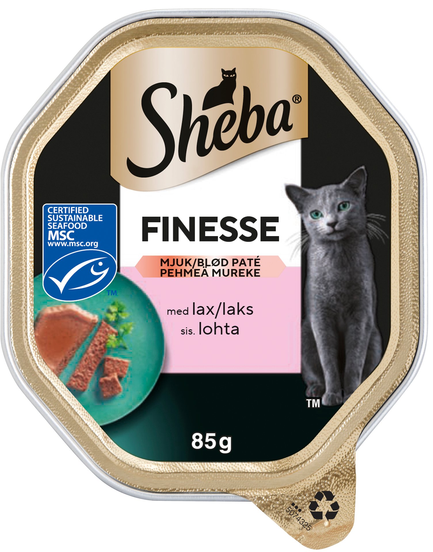 Sheba Kattmat Lax Mousse 85 g