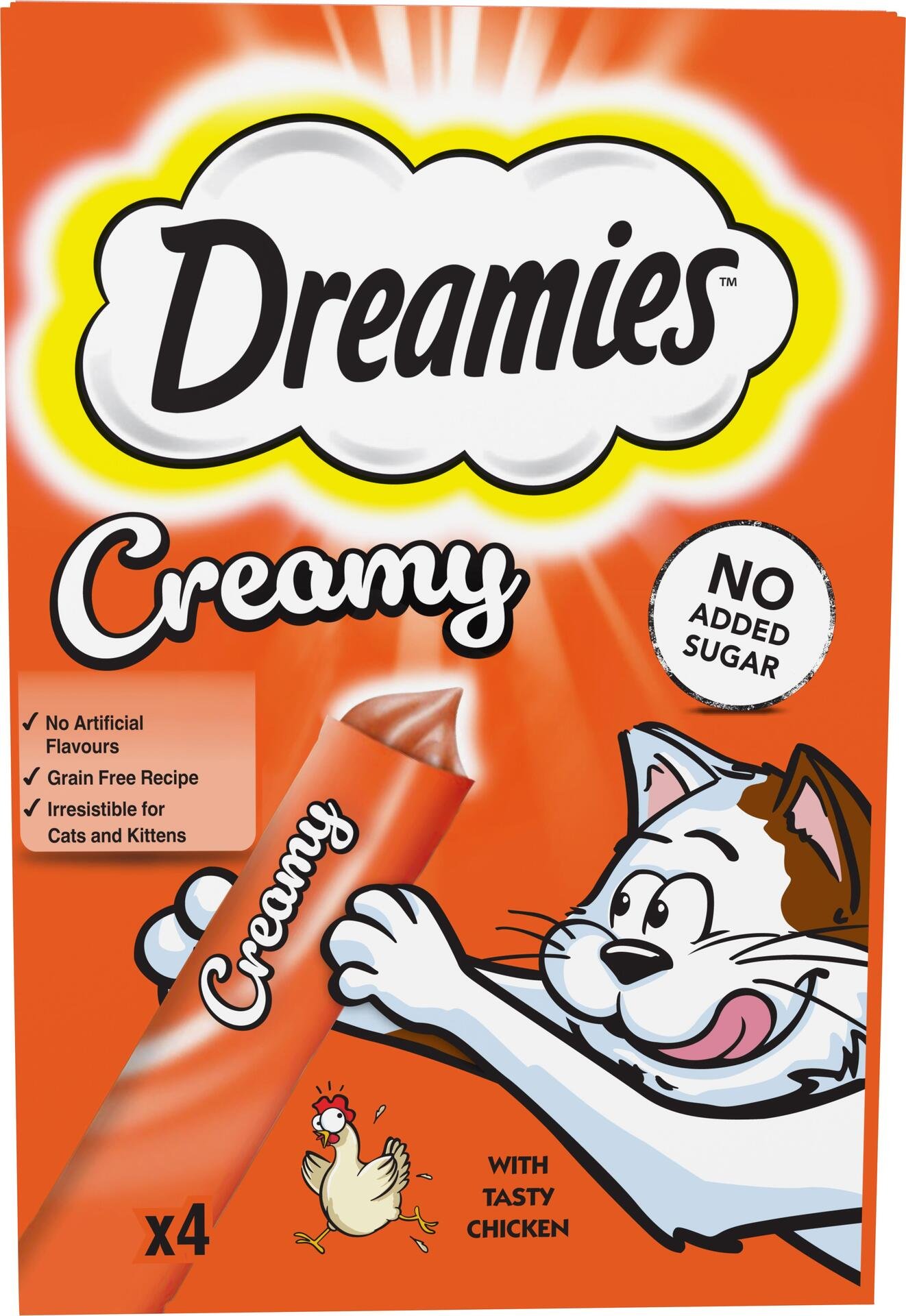 Dreamies Creamy Chicken 4 st