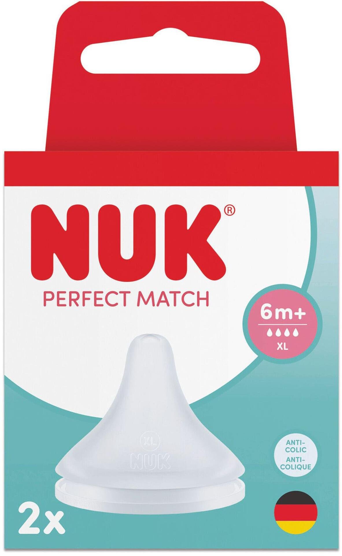 NUK Perfect Match Dinapp stl XL 2 st