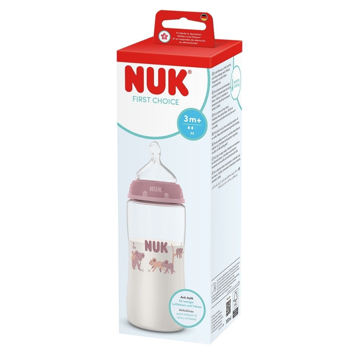 NUK First Choice Nappflaska Koala 300 ml