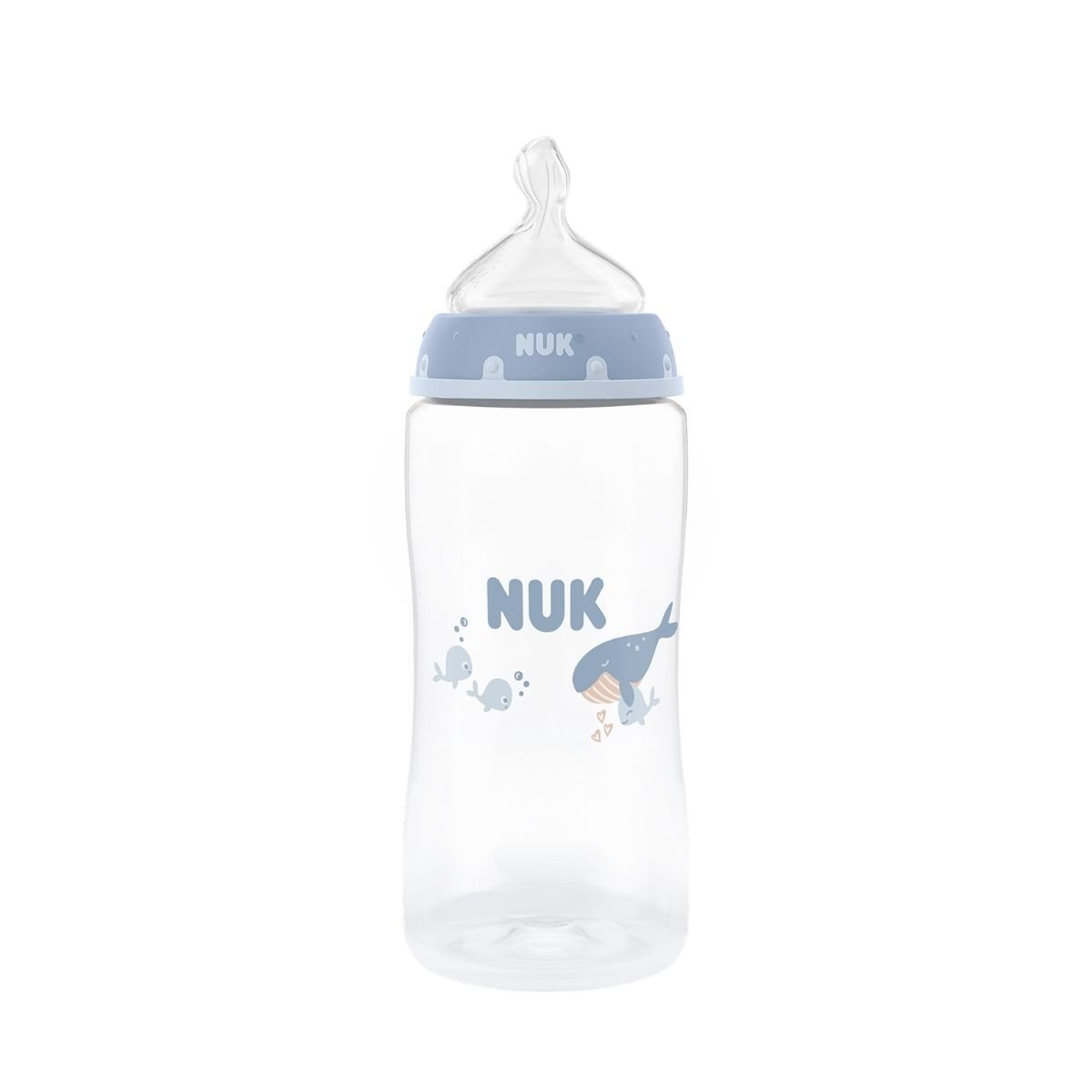 NUK First Choice Nappflaska Whale 300 ml