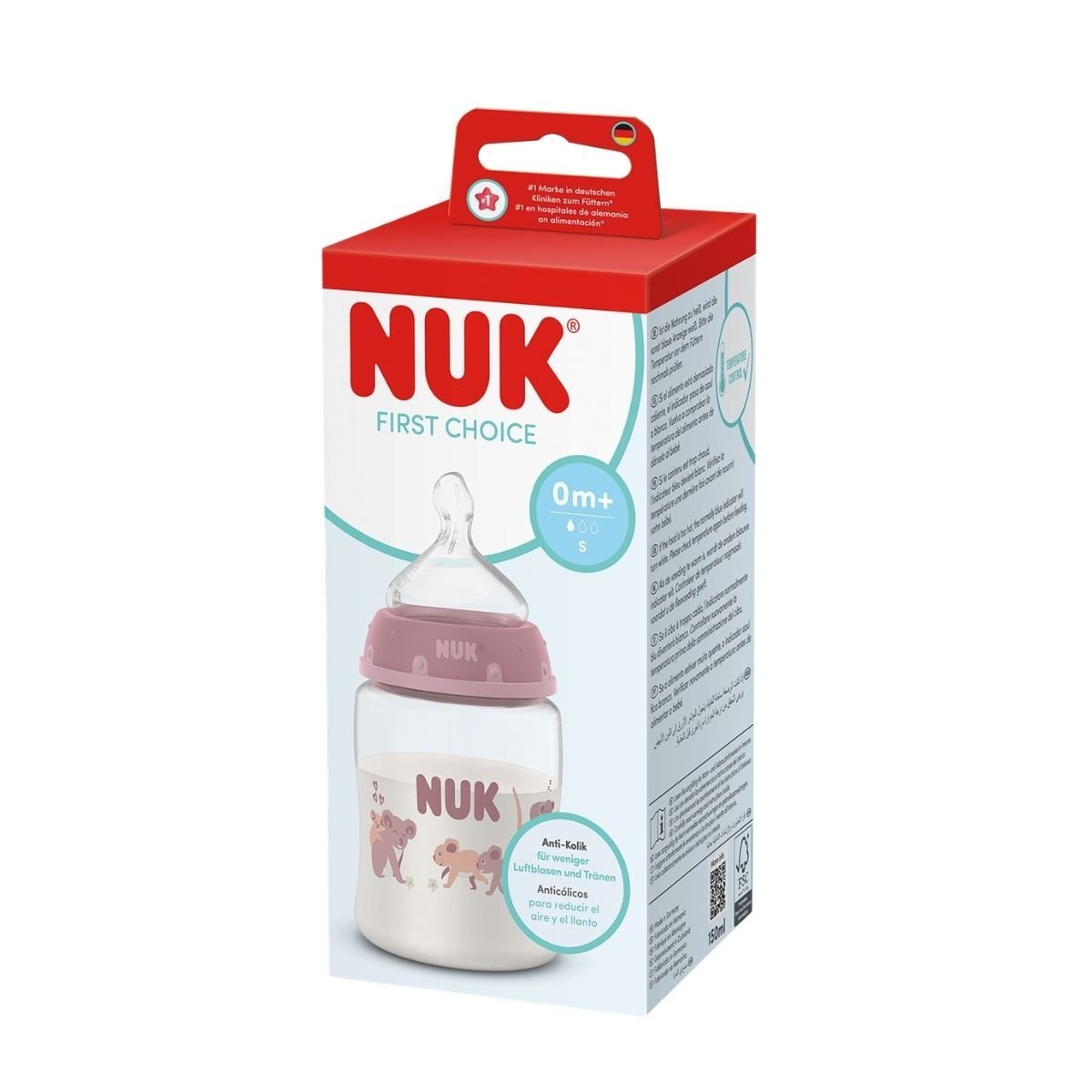 NUK First Choice Nappflaska Koala 150 ml