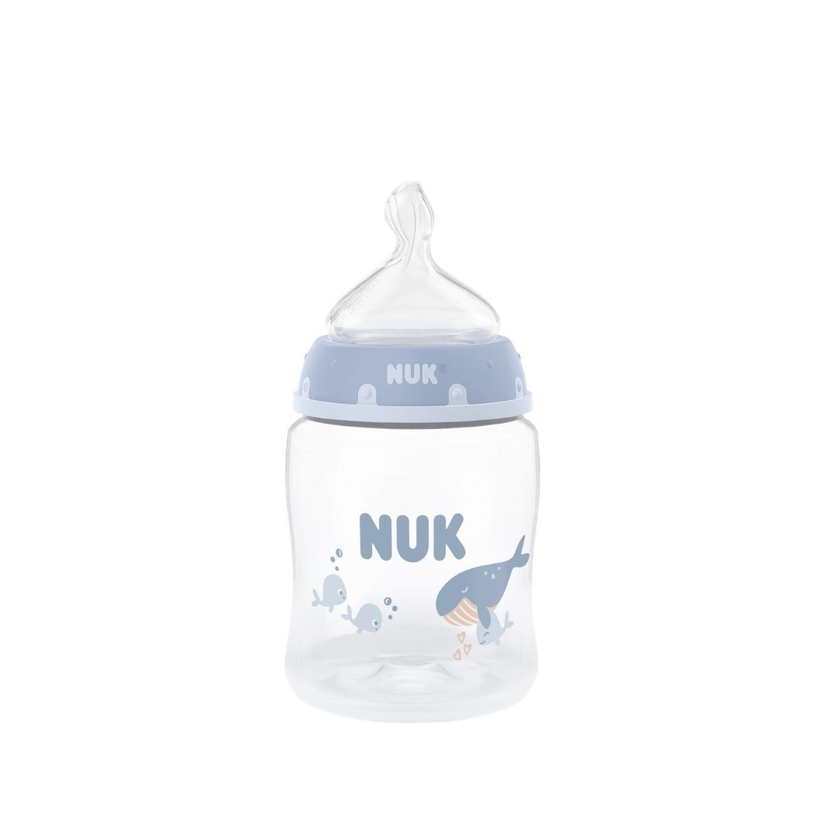 NUK First Choice Nappflaska Whale 150 ml