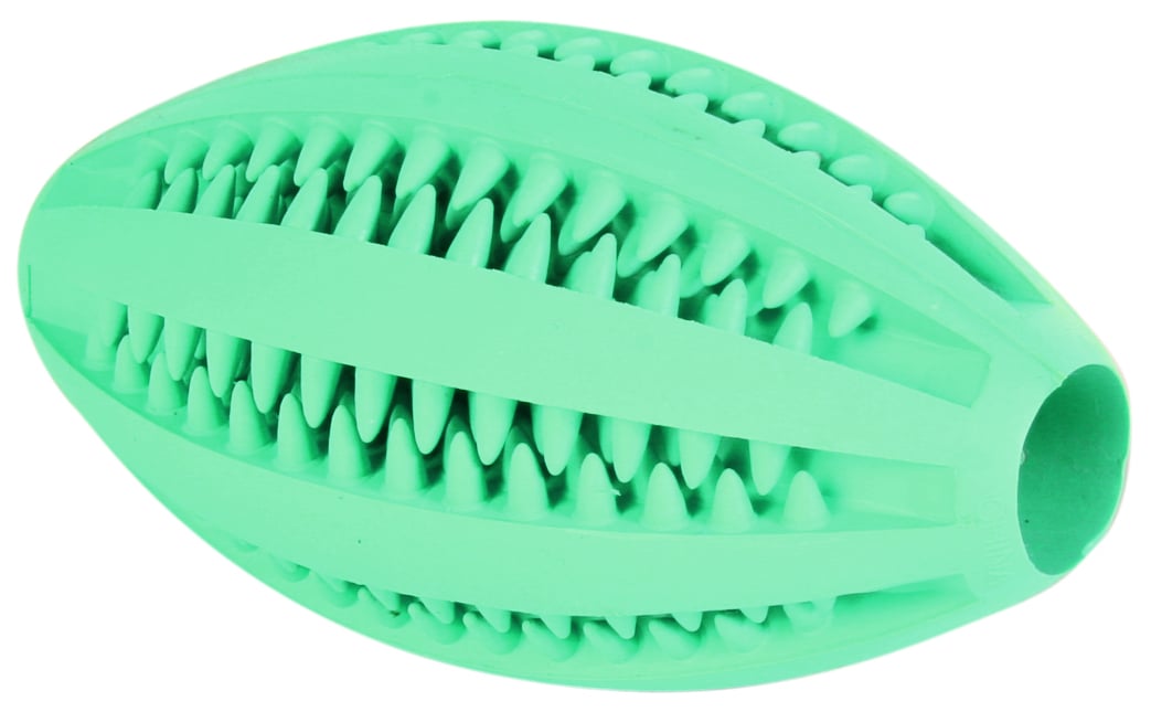 Trixie Denta Fun Rugbyboll Mintsmak Naturgummi 11 cm