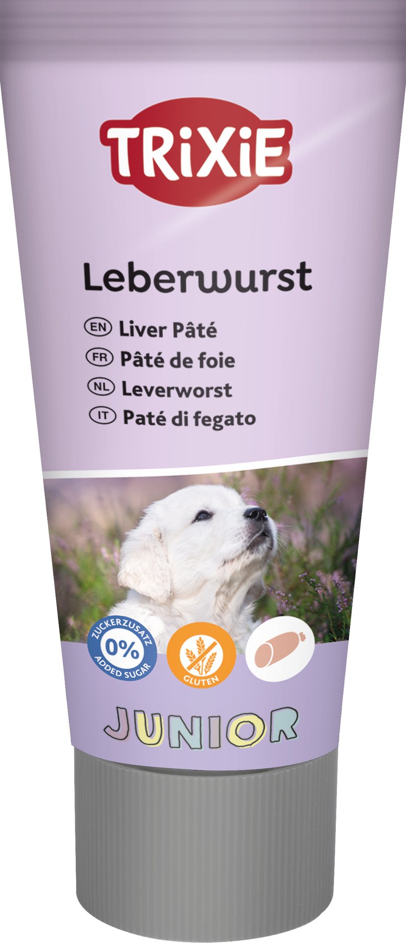 TRiXiE Junior leverpaté i tub med grönläppad mussla 75 g