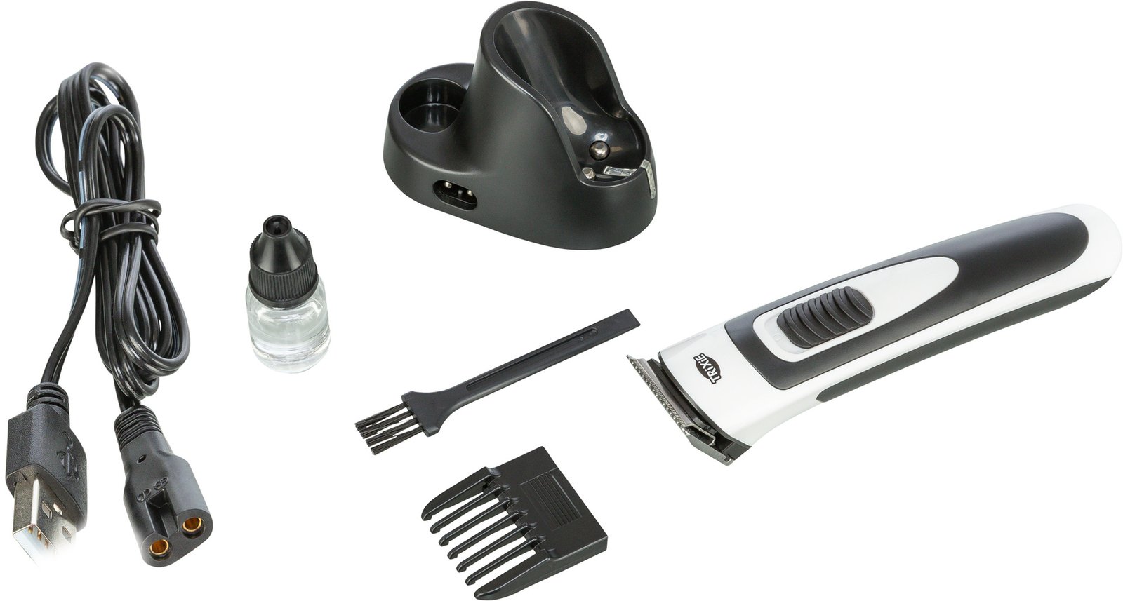 TRiXiE Klippmaskin Slim TR500 sladdlös, 10 W, vit/svart