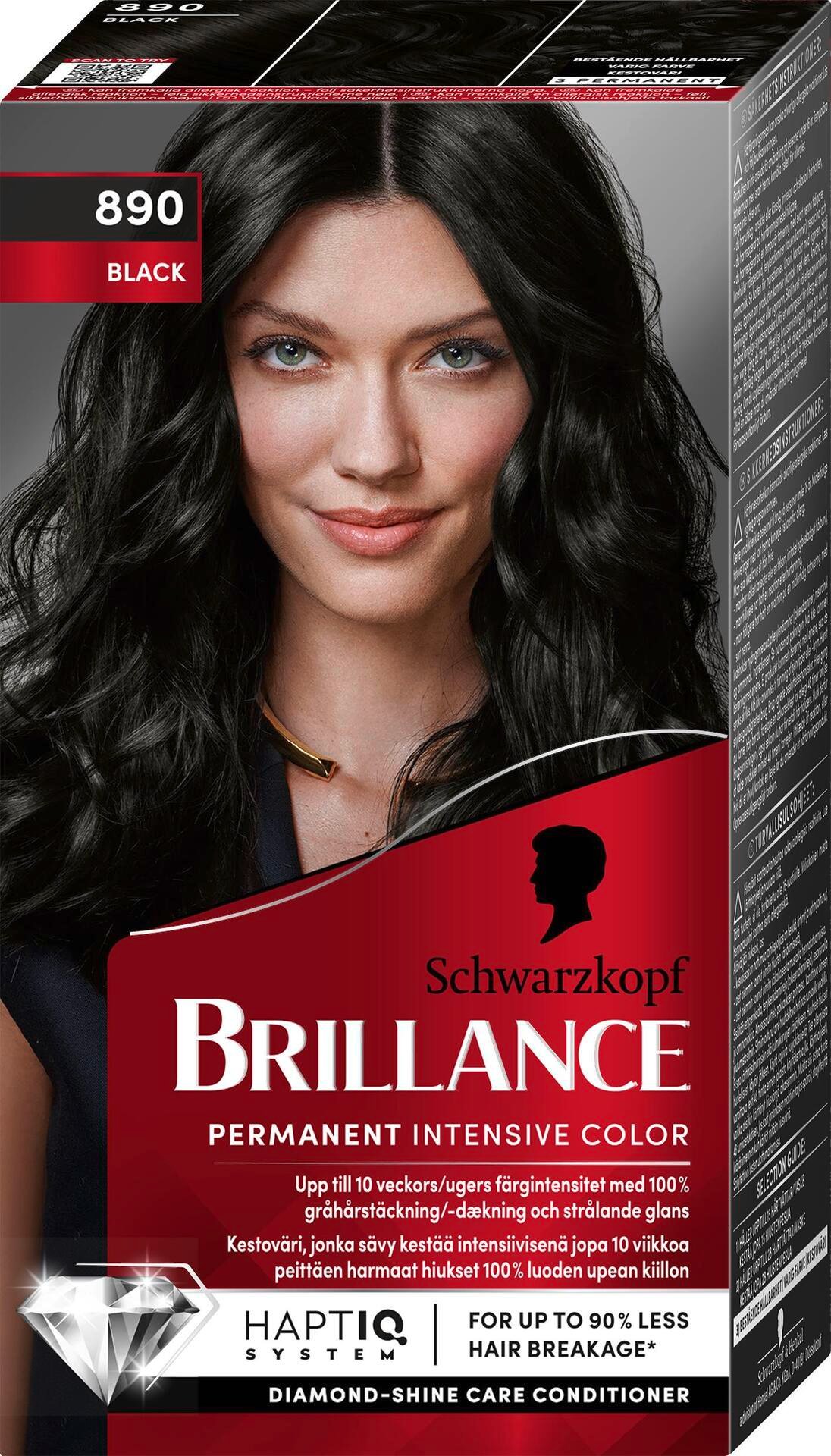 Schwarzkopf Brillance 890 Black