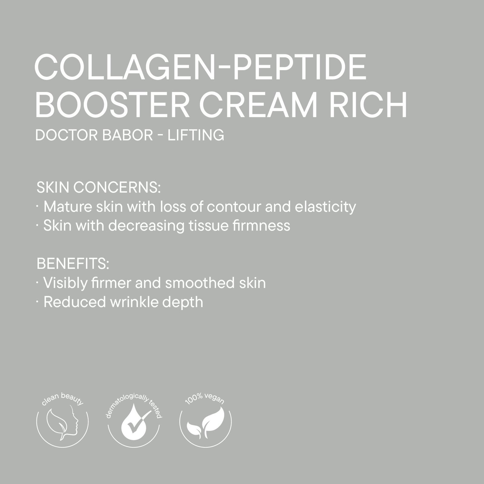 BABOR Collagen Peptide Booster Cream Rich 50ml