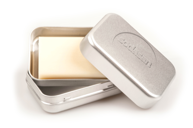 Sodasan Tvålkopp i Rostfritt Aluminium med Avtagbart Droppgaller 1st